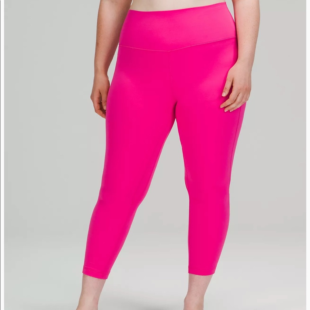 Lululemon sonic pink align 25